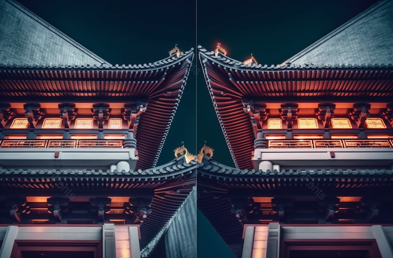 大唐芙蓉园建筑夜景图,高清,摄影图,摄影图片,图片大全,摄影图免费下载